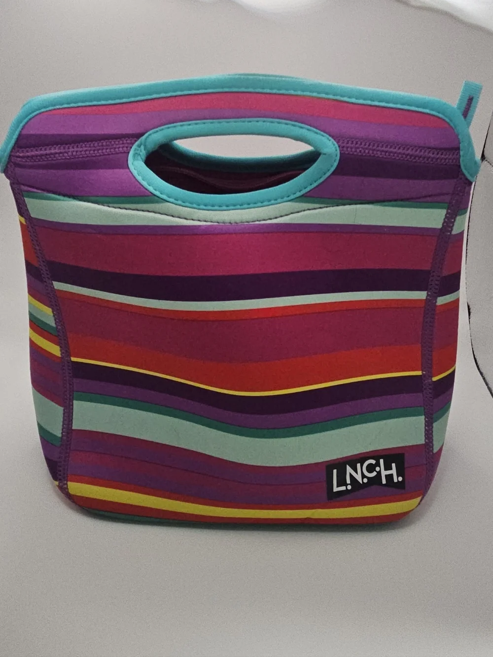 Artic Zone L.N.C.H. Striped Neoprene Insulated Lunch Bag / Cooler